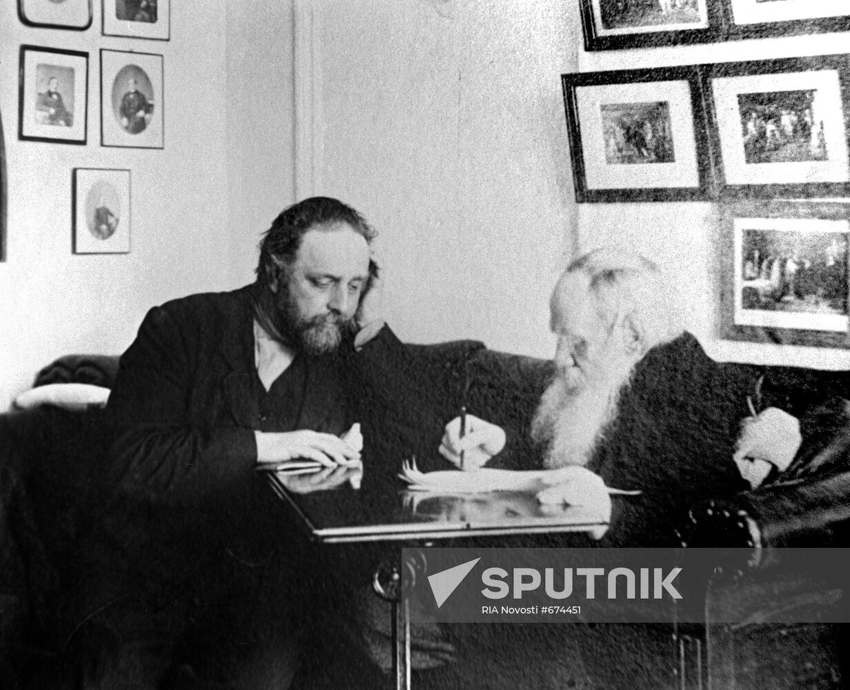 Leo Tolstoy and Vladimir Chertkov