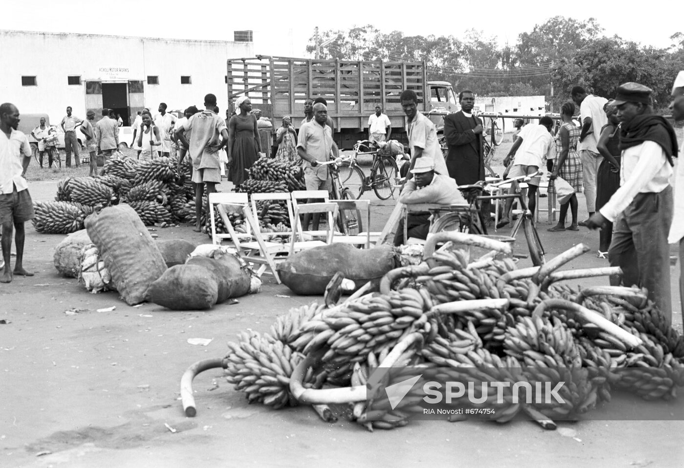 At Gulu market