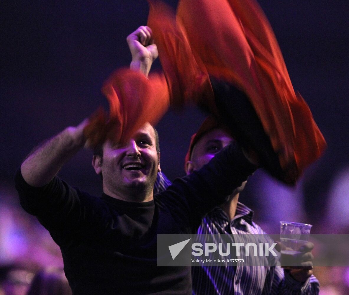 Spectators at first Semi-Final of 2010 Eurovision Song Contest