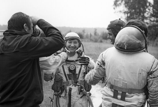 Space flight preparation.
