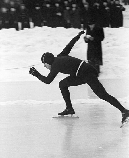 Speed skater Boris Shilkov