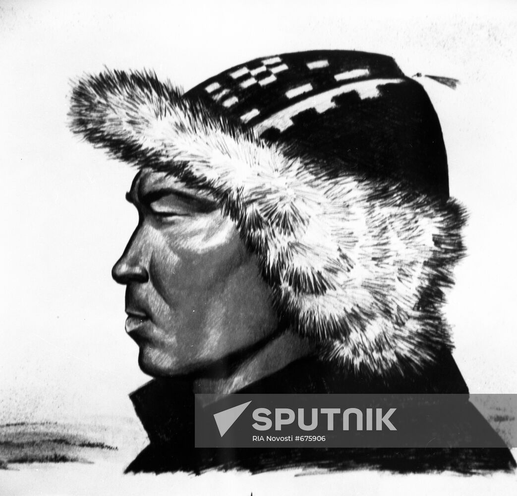 "Portrait of Reindeer-Team Driver" by A. Vinokurov