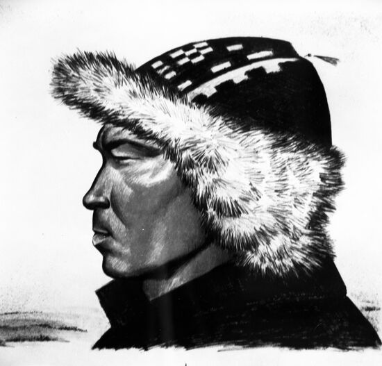 "Portrait of Reindeer-Team Driver" by A. Vinokurov