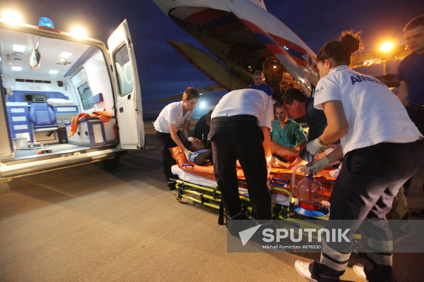 Transfer of Russian tourists injured in Antalya to Moscow