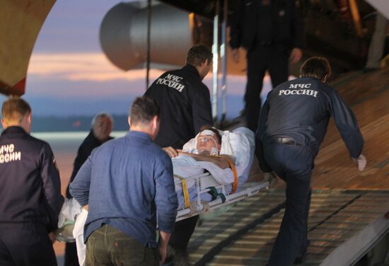 Transfer of Russian tourists injured in Antalya to Moscow