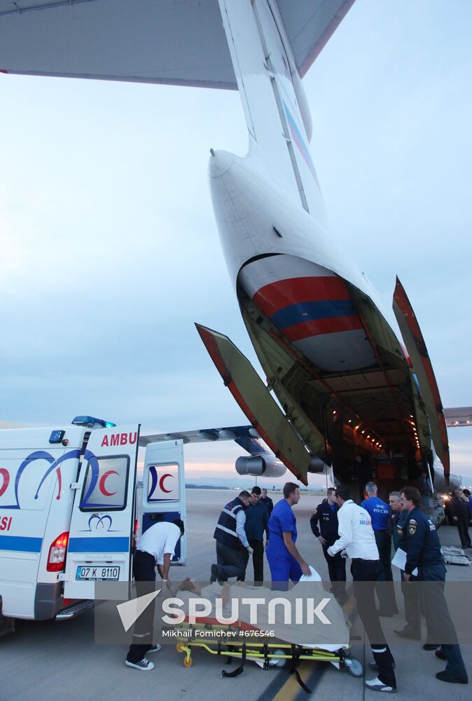 Russian citizens sent to Moscow after bus accident in Antalia