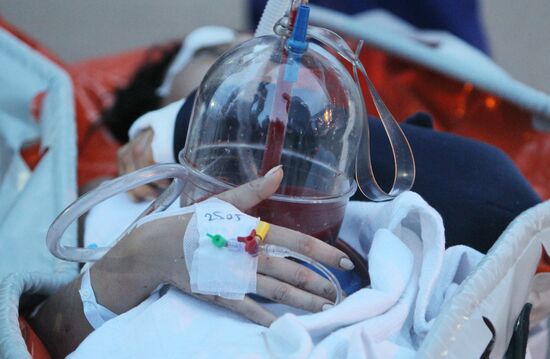 Russian citizen injured in bus crash in Antalya