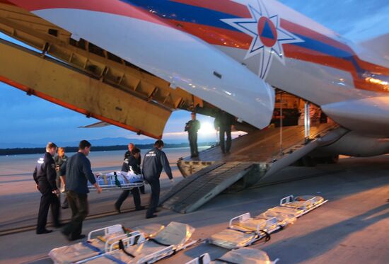 Transfer of Russian tourists injured in Antalya to Moscow