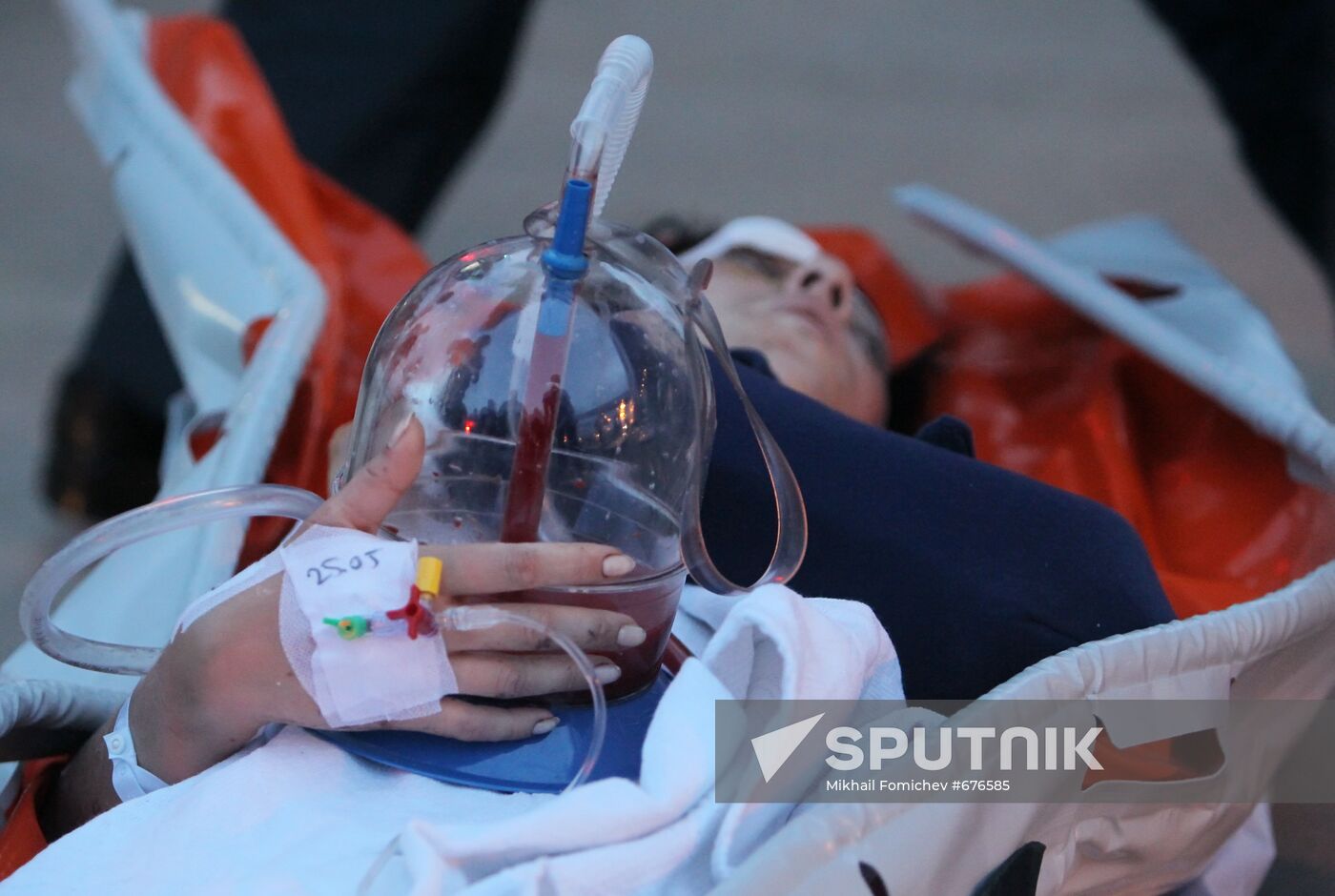 Russian citizen injured in bus crash in Antalya