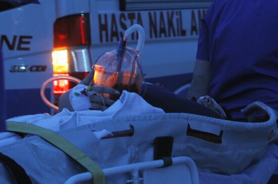 Russian citizen injured in bus crash in Antalya