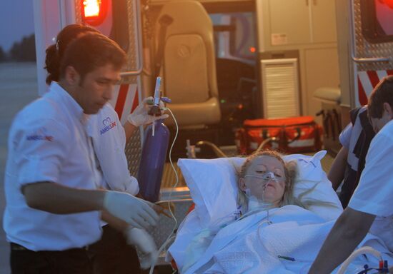 Russian citizen injured in bus crash in Antalya