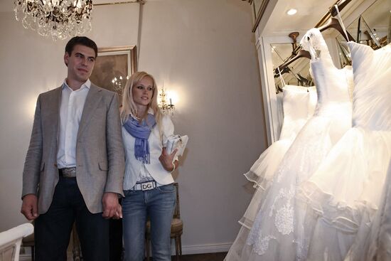 Dmitry Dyuzhev and his wife Tatyana
