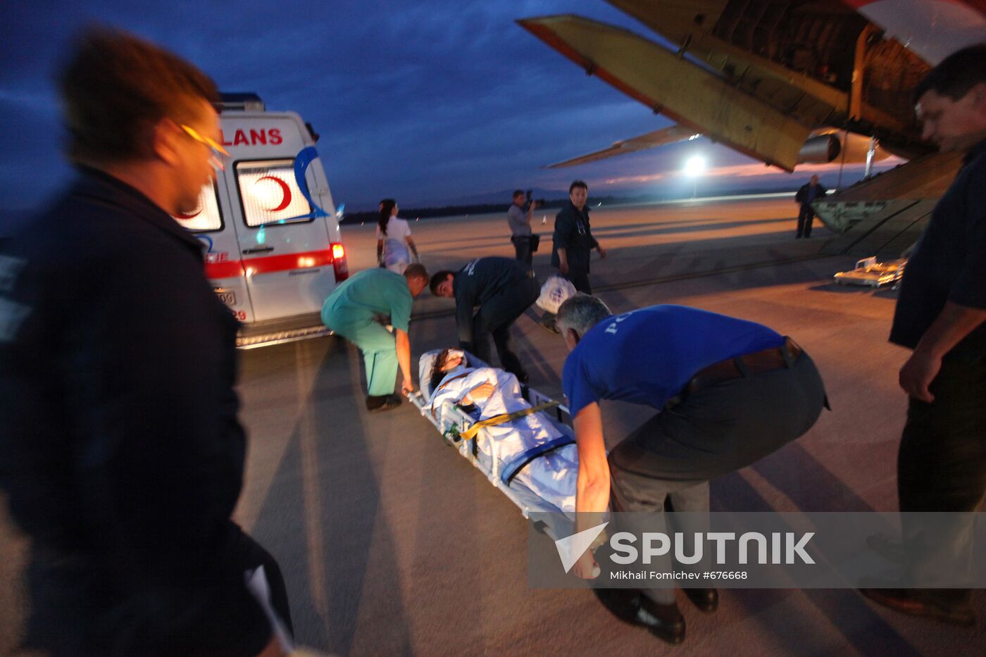 Russian citizens injured in Antalya depart for Moscow