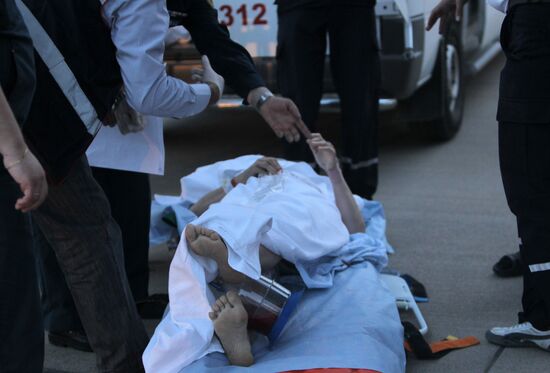 Russian man injured in Antalya