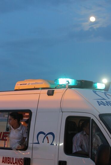 Ambulance car in Turkish airport