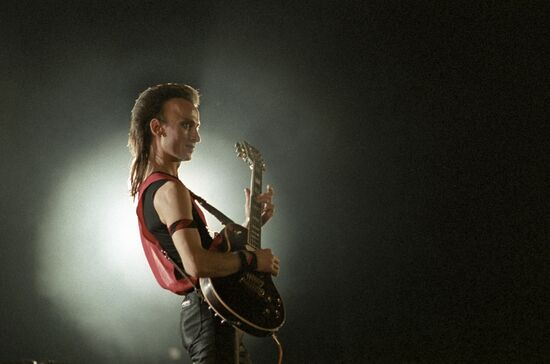 Rock musician Valery Gaina