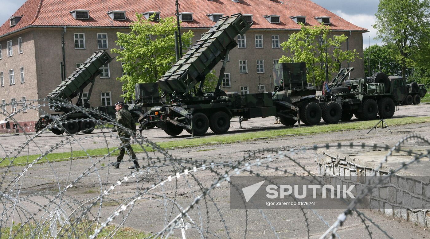 American Patriot missiles deployed in Poland