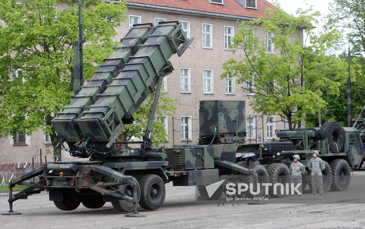 American Patriot missiles deployed in Poland