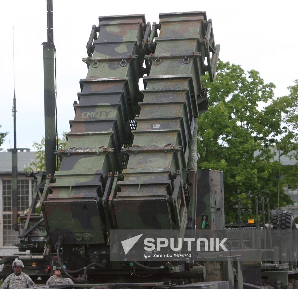 American Patriot missiles deployed in Poland