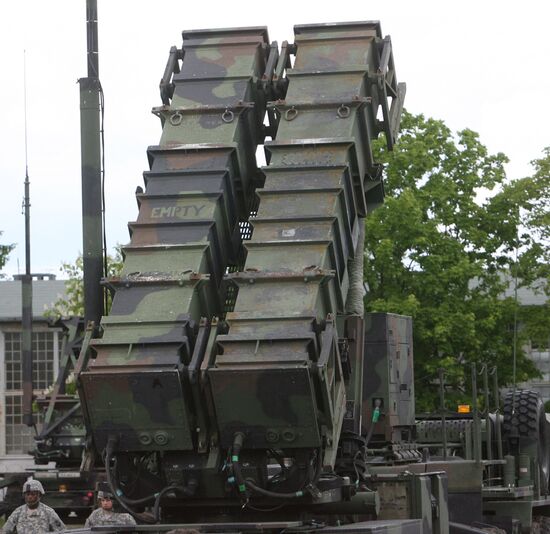 American Patriot missiles deployed in Poland