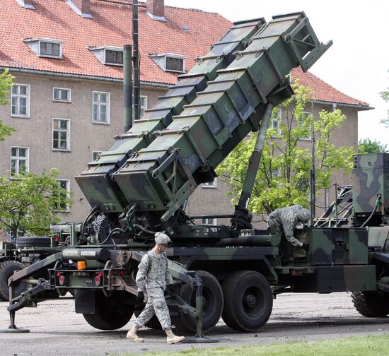 American Patriot missiles deployed in Poland