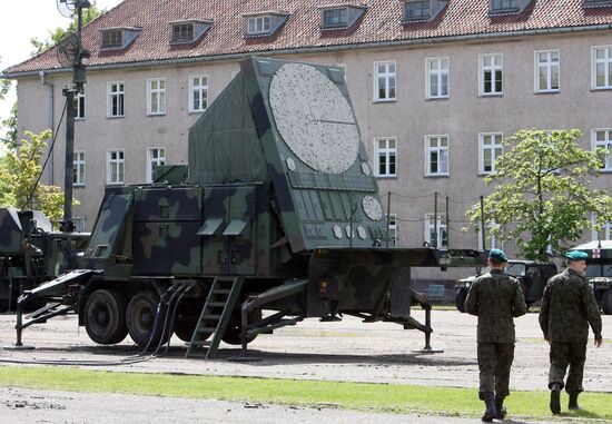 American Patriot missiles deployed in Poland
