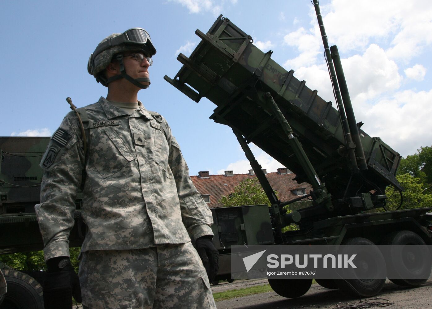 American Patriot missiles deployed in Poland