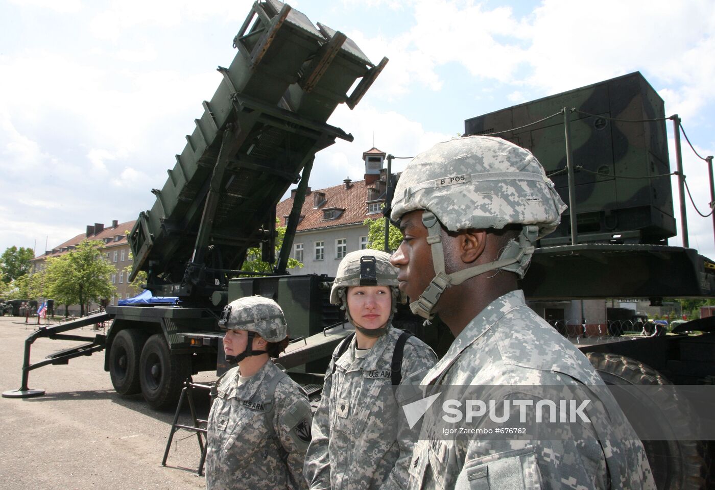 American Patriot missiles deployed in Poland