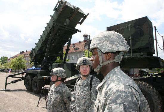 American Patriot missiles deployed in Poland