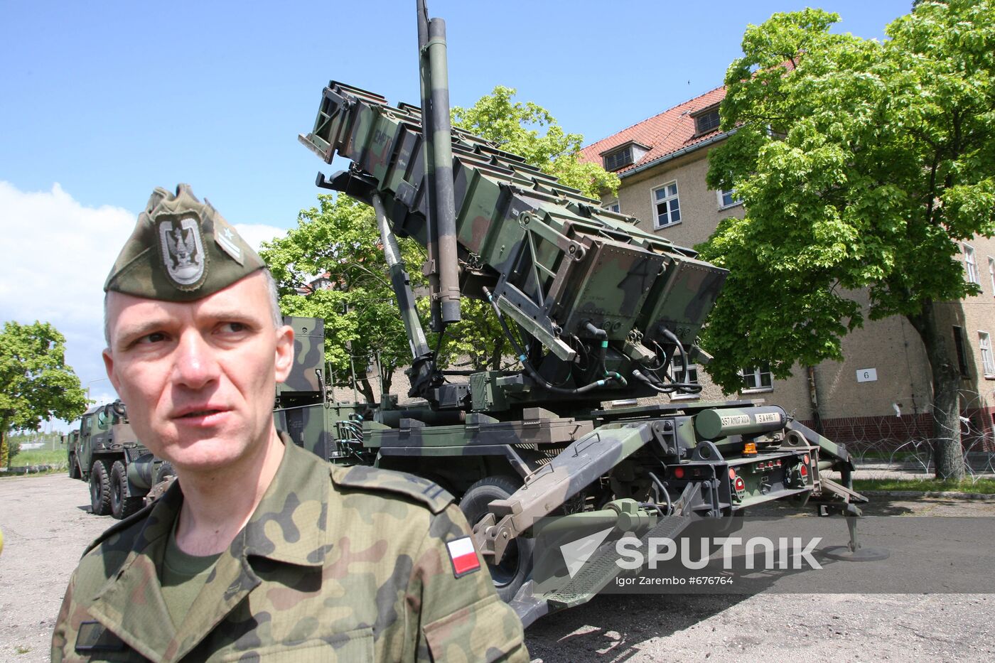 American Patriot missiles deployed in Poland