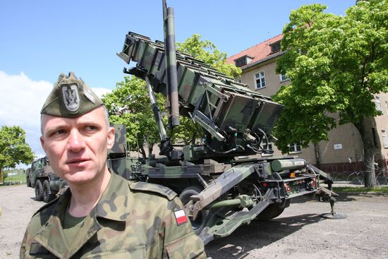 American Patriot missiles deployed in Poland