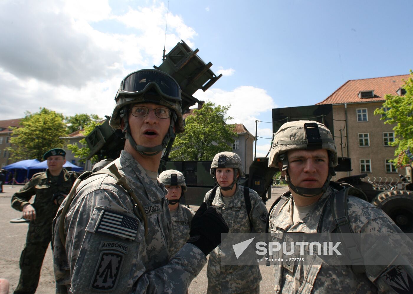 American Patriot missiles deployed in Poland