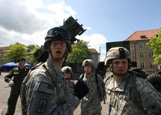 American Patriot missiles deployed in Poland