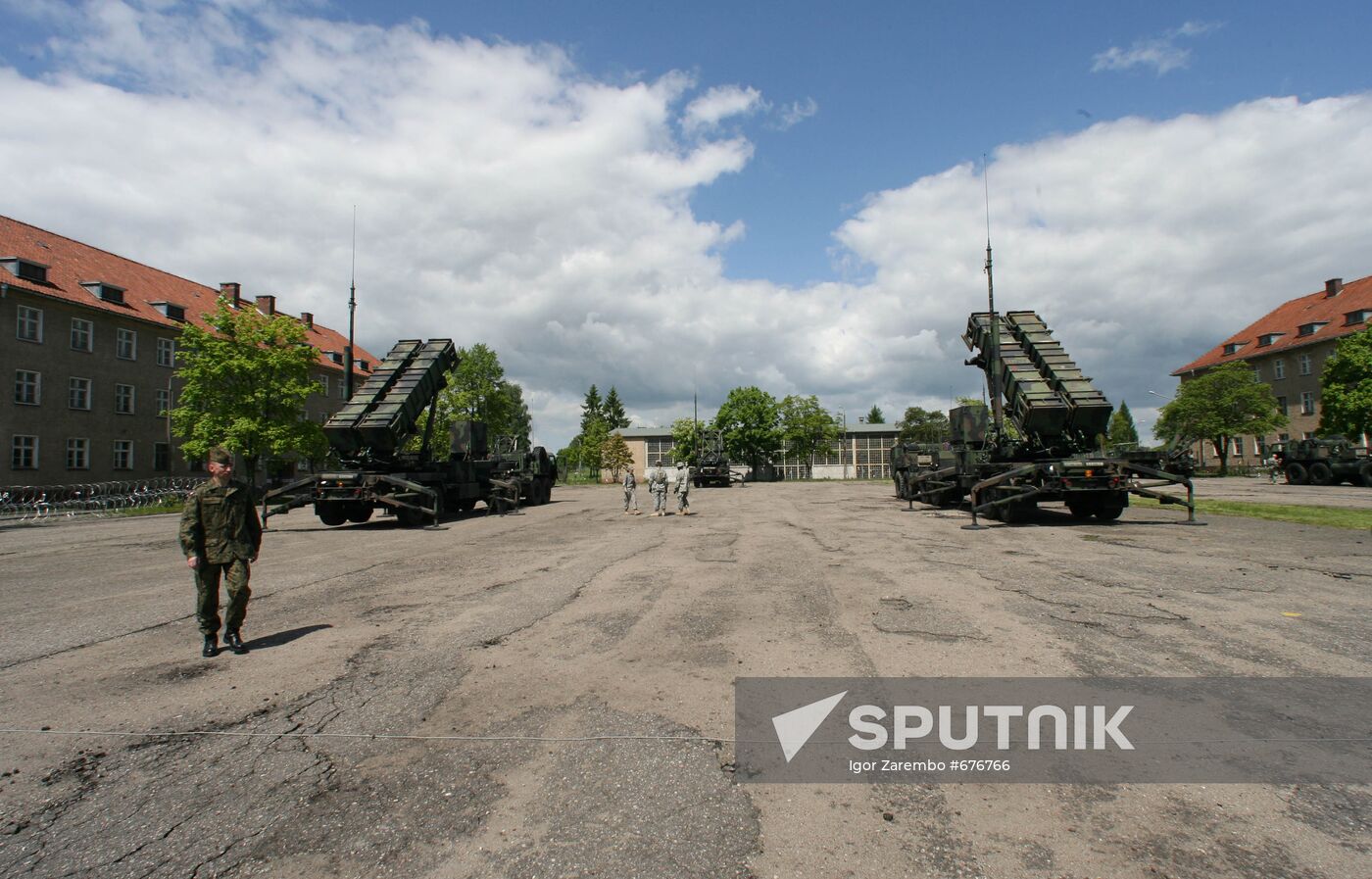 American Patriot missiles deployed in Poland
