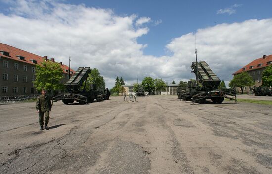 American Patriot missiles deployed in Poland