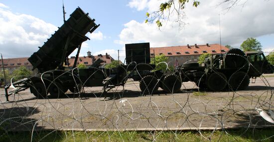 American Patriot missiles deployed in Poland