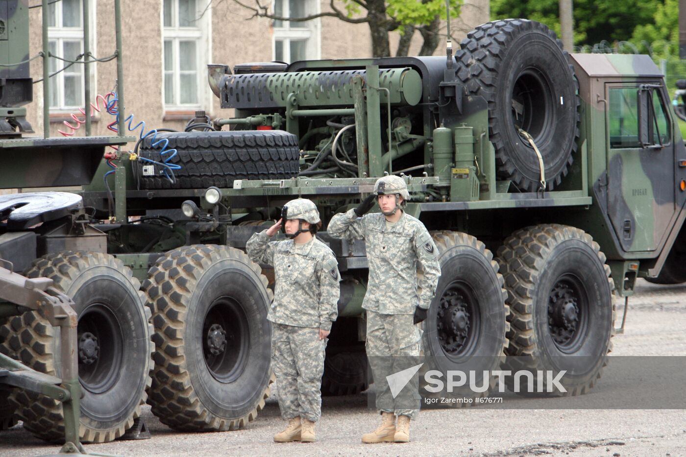 American Patriot missiles deployed in Poland