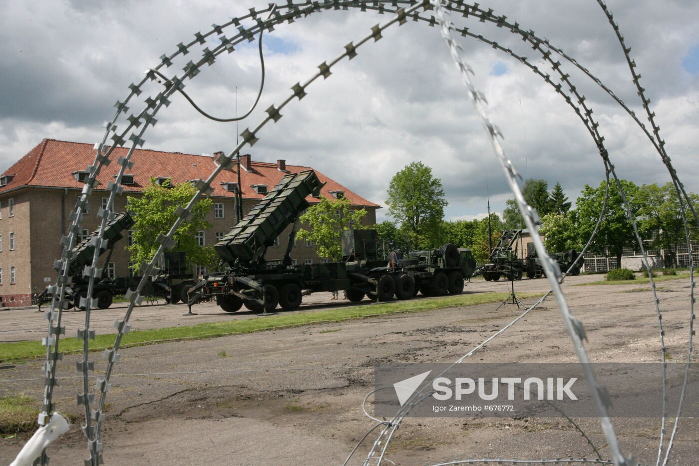 American Patriot missiles deployed in Poland