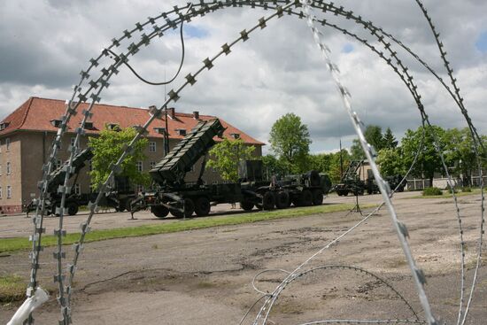 American Patriot missiles deployed in Poland