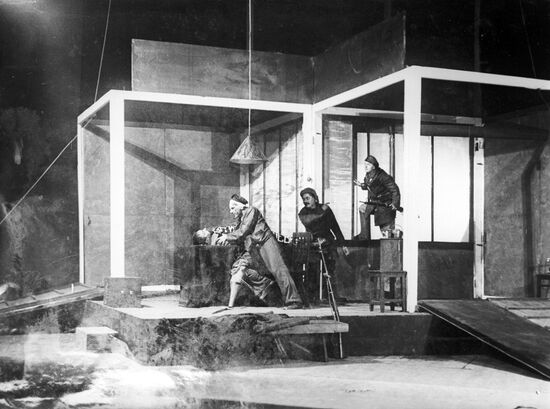 Scene from play The Storm