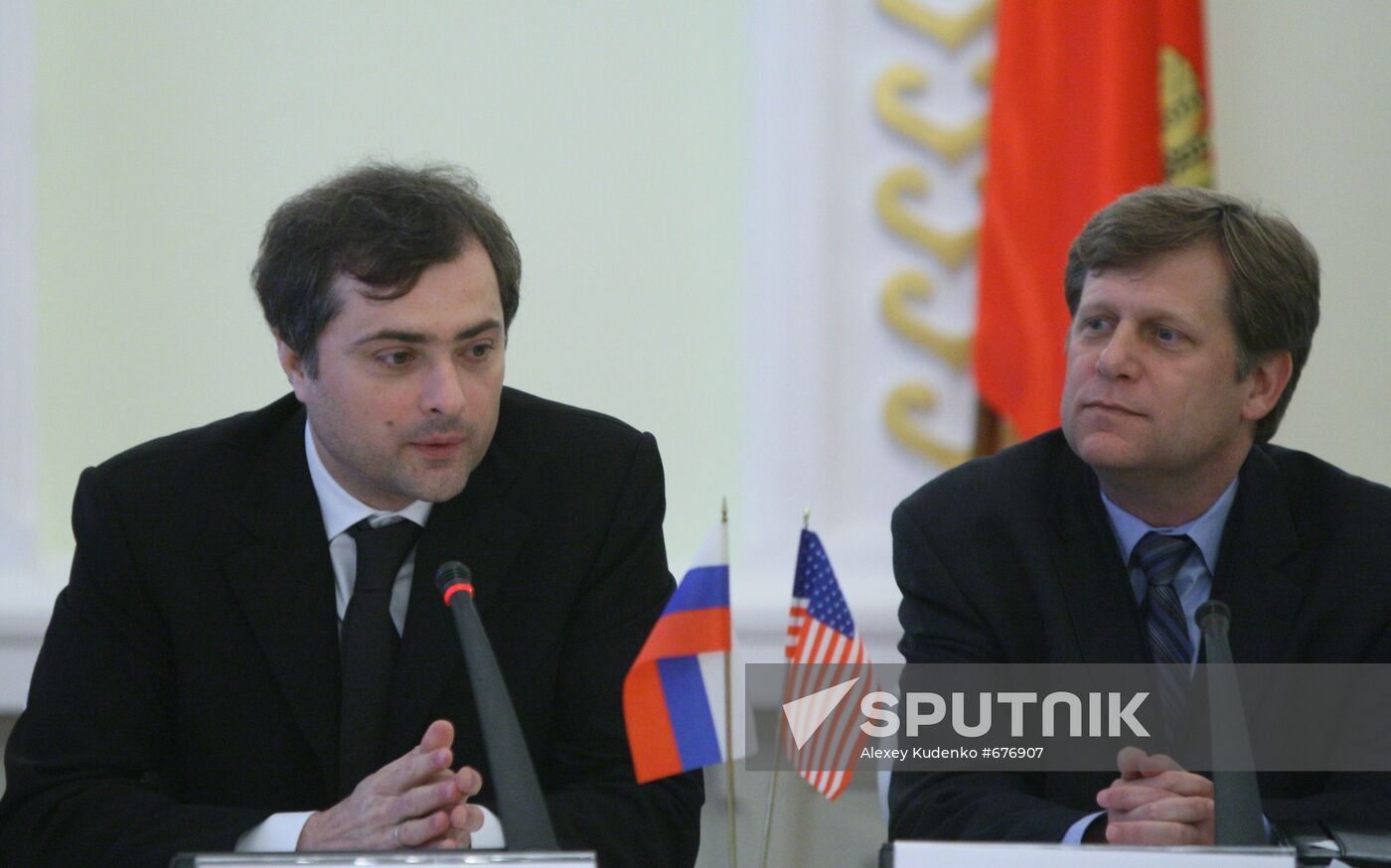 Vladislav Surkov, Micheal McFaul