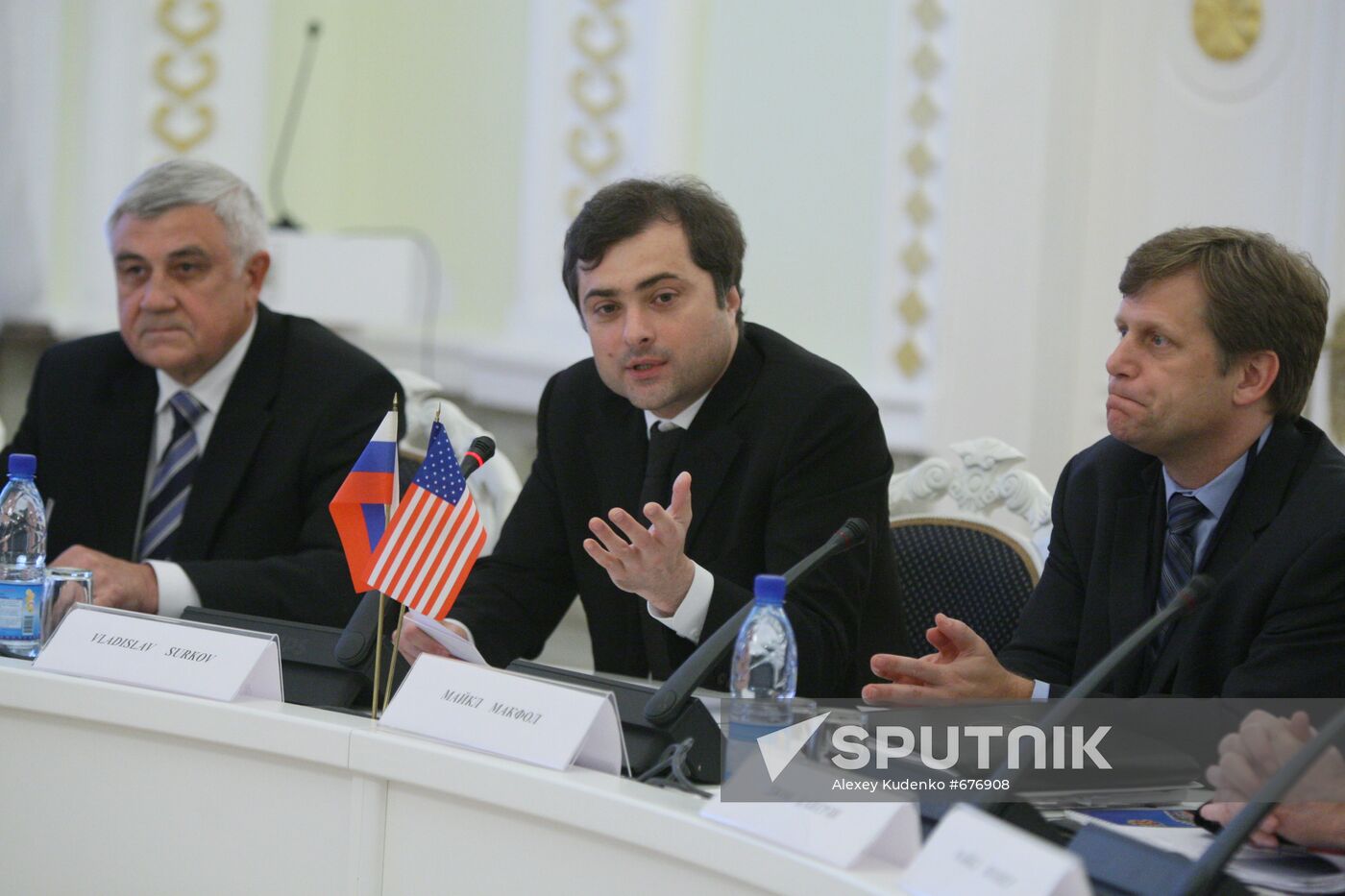 Nikolai Vinogradov, Vladislav Surkov, Michael McFaul