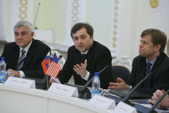 Nikolai Vinogradov, Vladislav Surkov, Michael McFaul