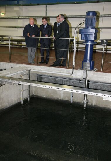 Dmitry Medvedev visits South-western water supply station