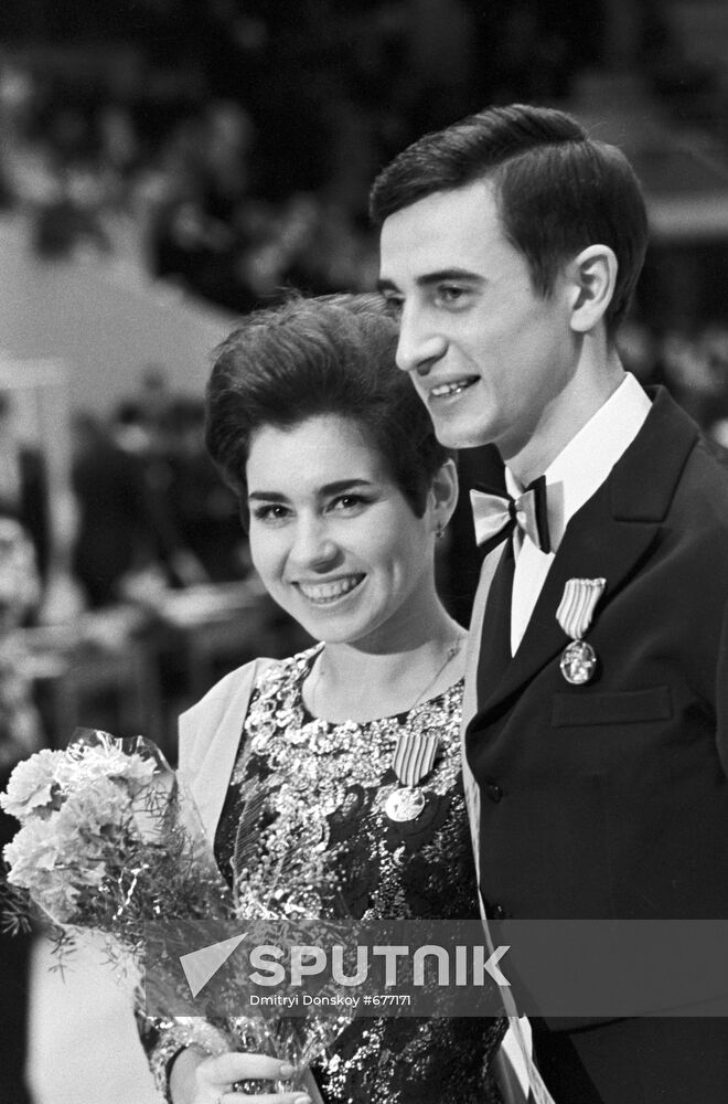 Figure Skaters Lyudmila Pakhomova and Alexander Gorshkov