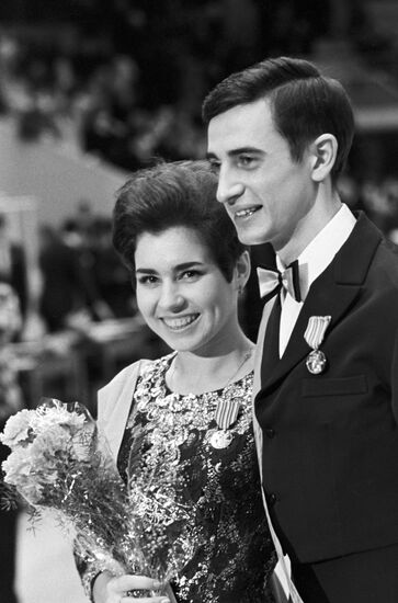 Figure Skaters Lyudmila Pakhomova and Alexander Gorshkov