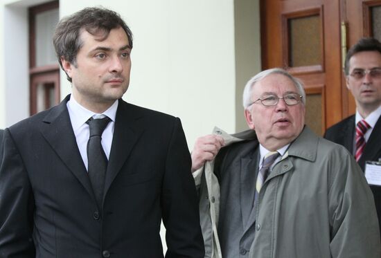 Vladislav Surkov and Vladimir Lukin