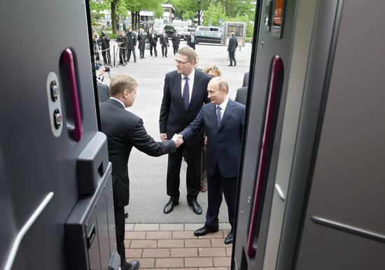 Vladimir Putin on working visit to Republic of Finland