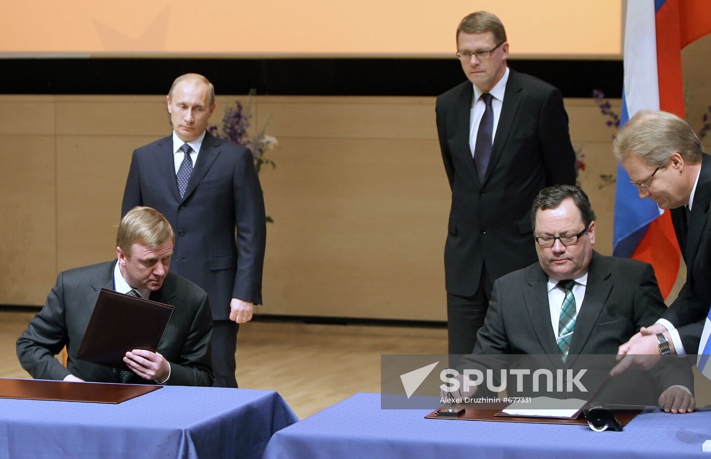 Vladimir Putin on working visit to Republic of Finland