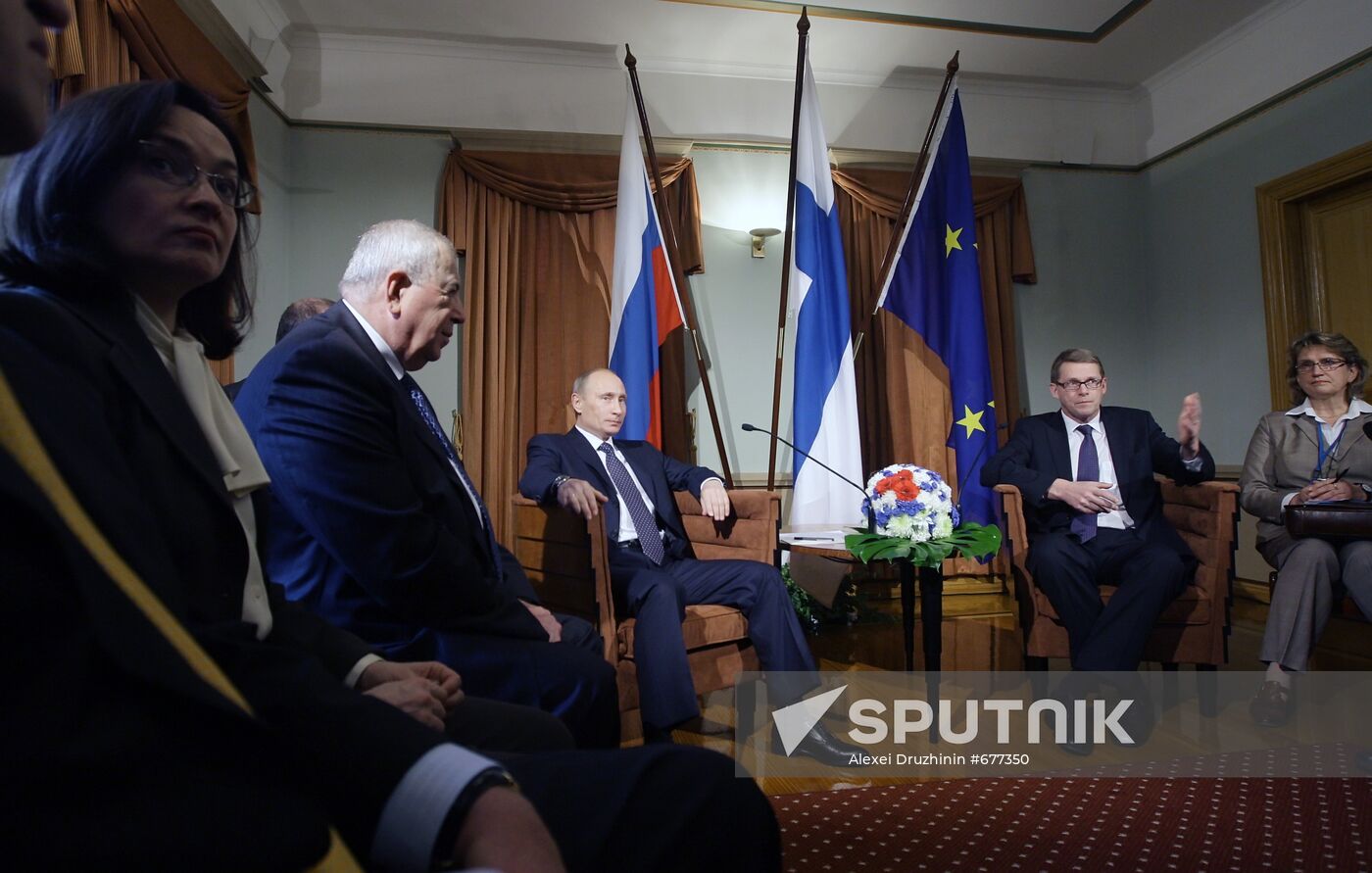 Vladimir Putin on working visit to Republic of Finland
